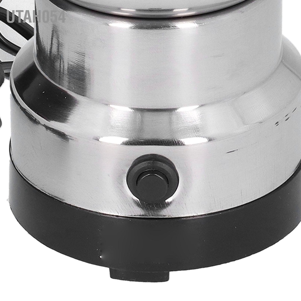 [Hàng HOT] 220V Máy xay cà phê hạt tiêu hạt ngũ cốc đa năng mini bằng thép không gỉ EU Plug【Utah054】