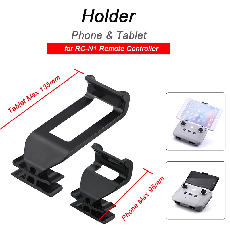 Giá Đỡ Máy Tính Bảng Kèm Kẹp Mở Rộng 3.8-5.3 Inch Tương Thích Với DJI Mavic Mini 3 PRO/Mavic 3/Mini 2/SE/Air 2S
