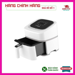 Nồi chiên không dầu 4,5L Sunhouse SHD4086W, nồi chiên không dầu Sunhouse Mama công nghệ Rapid Air.