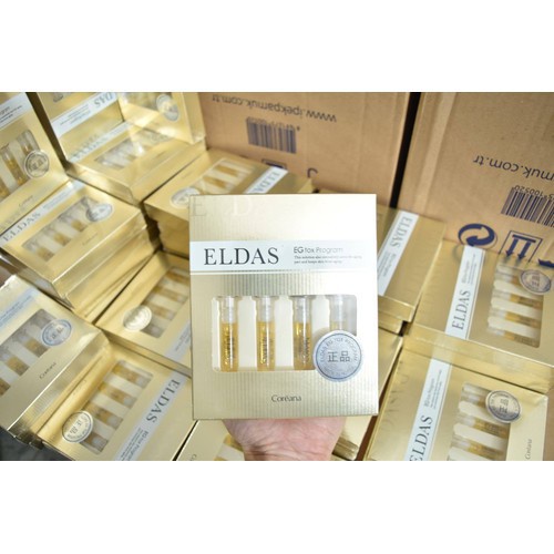 Hộp Serum Tế Bào Gốc Eldas EG Tox Program Coréana Ngăn Ngừa Lão Hóa Da