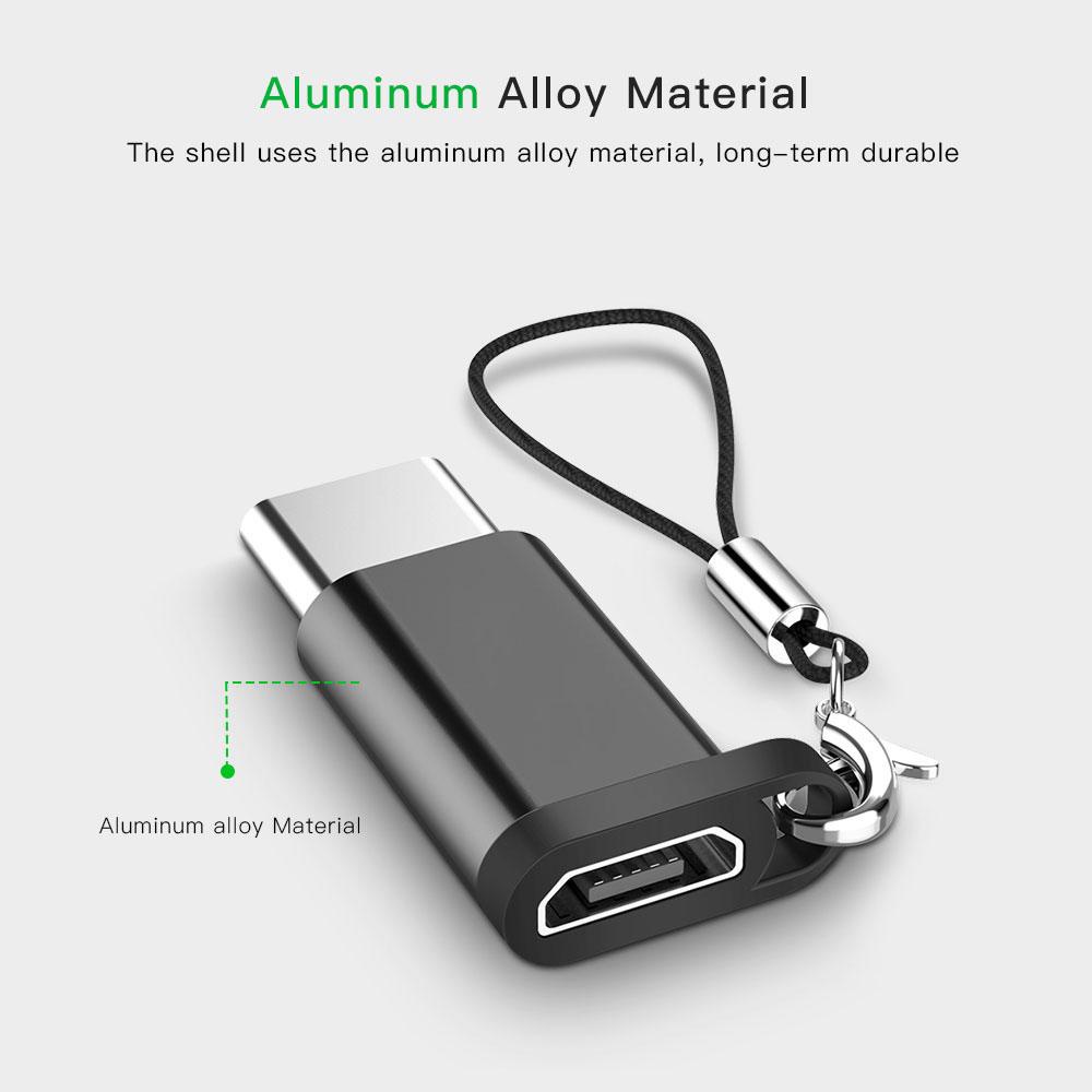 Đầu Nối Chuyển Đổi USB Mini Type C Sang Micro USB Xiaomi 4C /Huawei