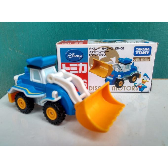 DISNEY TOMICA Mô Tơ Hình Vịt Donald Dm-06 Chubby Loader Donald