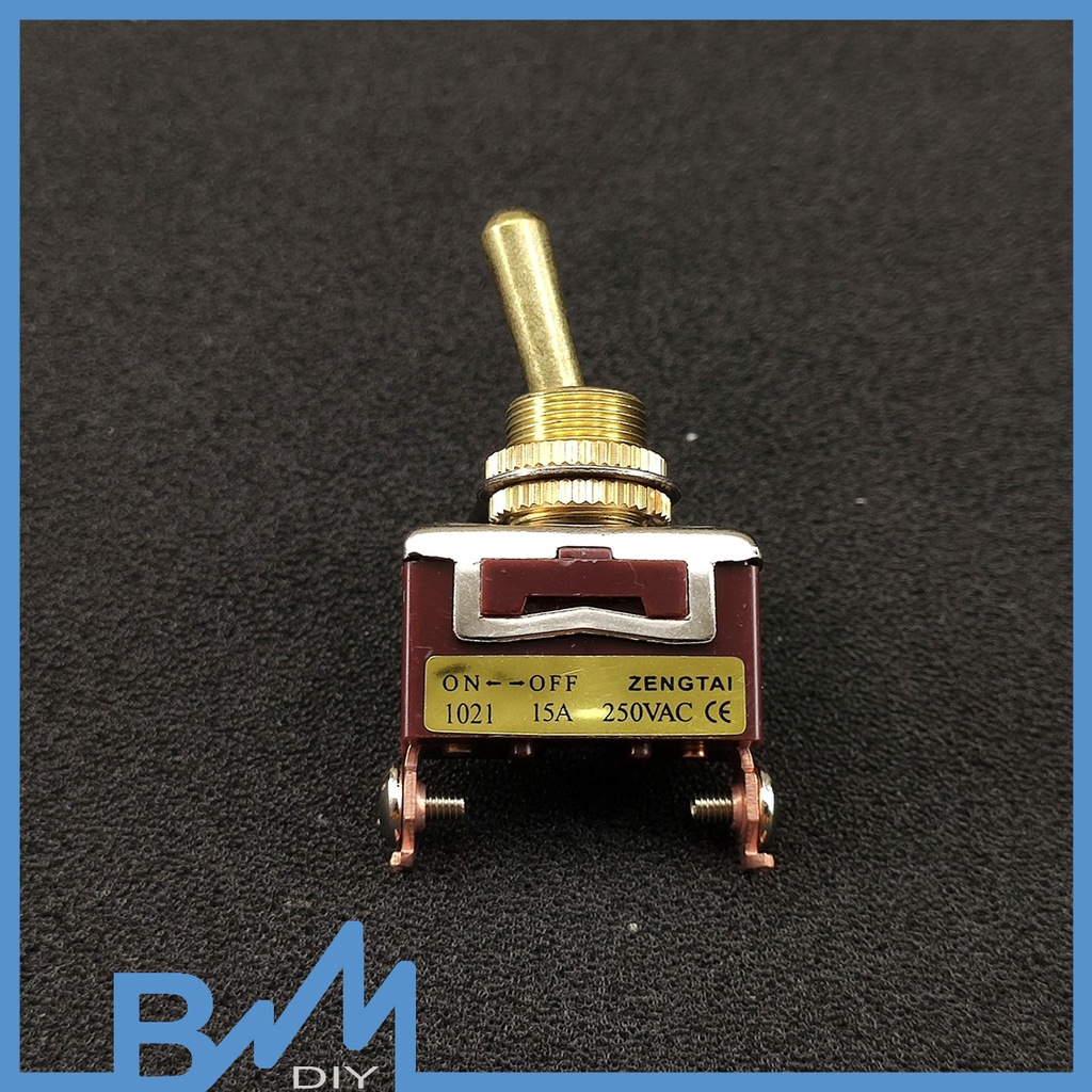 Công tắc gạt đồng thau 250V 10A chất lượng kiểu dáng Marshall