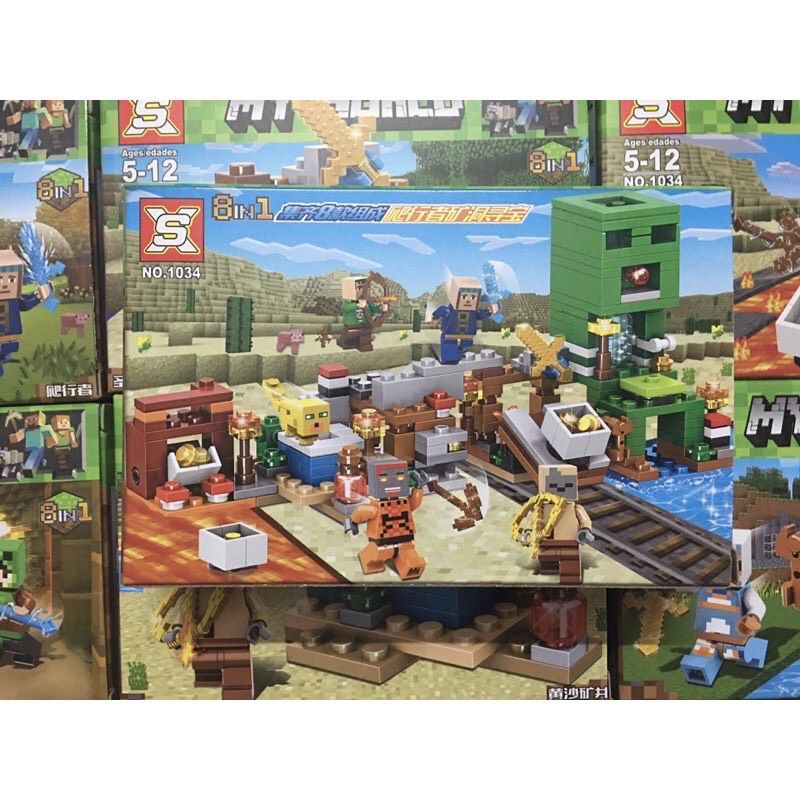 Lắp Ráp Lego Non Minecraft My World