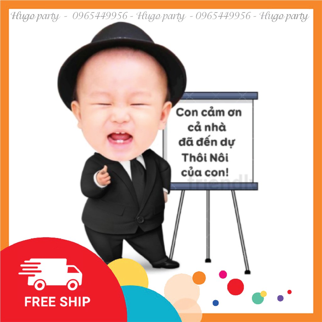 Chibi cỡ lớn, cao 40-60-80cm, trang trí sinh nhật, thôi nôi, party. Hơn 200 chủ đề, nhân vật. Thiết kế riêng cho bé yêu