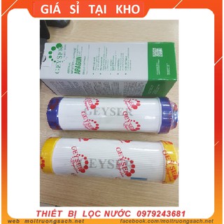 LÕI LỌC NƯỚC ♥️♥️ LÕI LỌC 123 NANO ♥️♥️ BỘ 3 LÕI LỌC NANO GEYSER ♥️♥️ LÕI LỌC NANO GEYSER