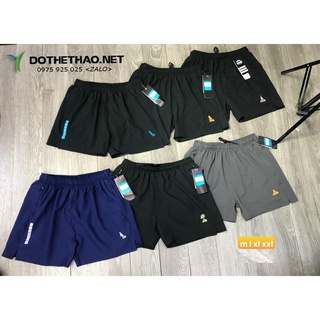 Quần short thể thao nam 2 lớp vải dù nhẹ