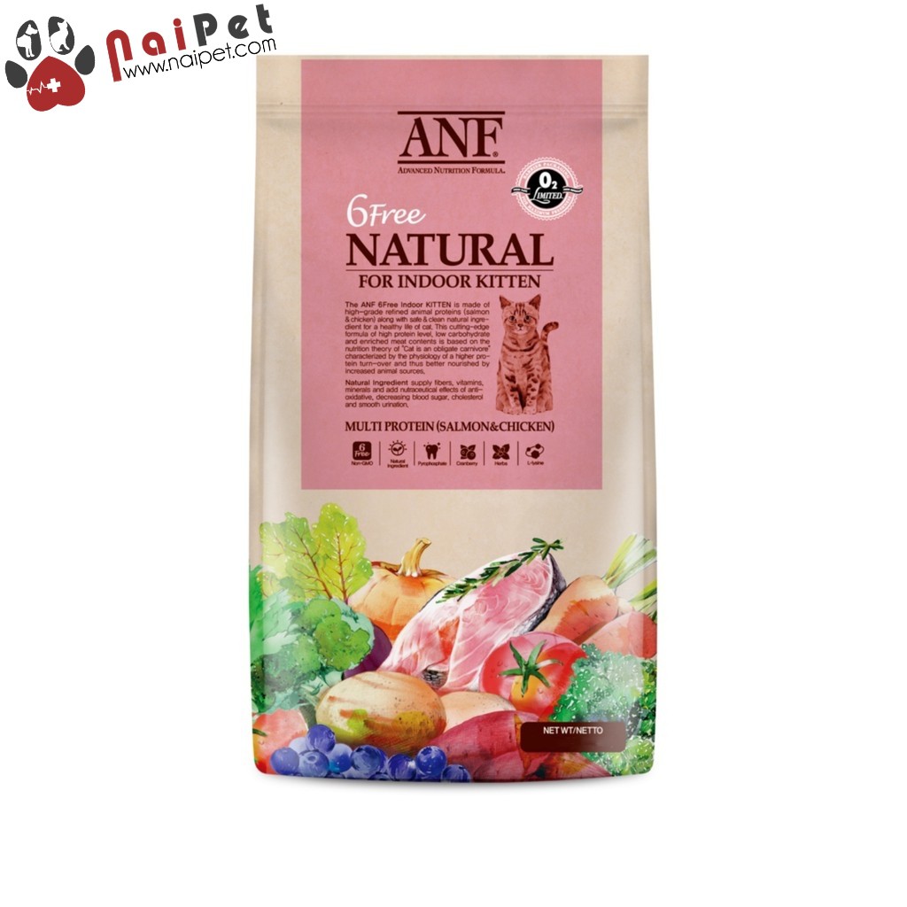 Thức Ăn Hạt Cho Mèo ANF Cat 6 Free Natural Hàn Quốc - Kitten