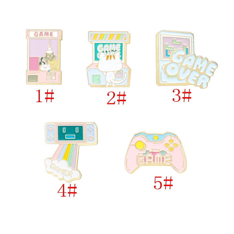 Ghim Cài Áo Hình Máy Chơi Game Hoạt Hình Dễ Thương