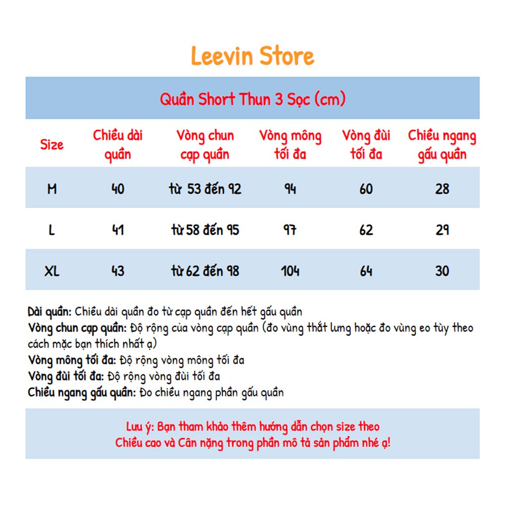 Quần Short Nam Nữ Thun 3 Sọc Form Rộng Unisex - Kiểu quần sooc đùi nữ 3 Line thể thao Leevin Store | BigBuy360 - bigbuy360.vn