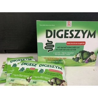 [Diệp Lục và chất Xơ] DIGESZYM Bổ sung Diệp Lục và chất xơ, Tăng cường tiêu hoá, giảm Táo Bón