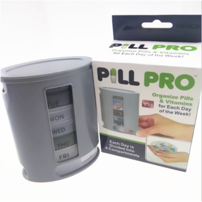 Hộp Đựng Chia Thuốc 1 Tuần Chống Ẩm PILLPRO