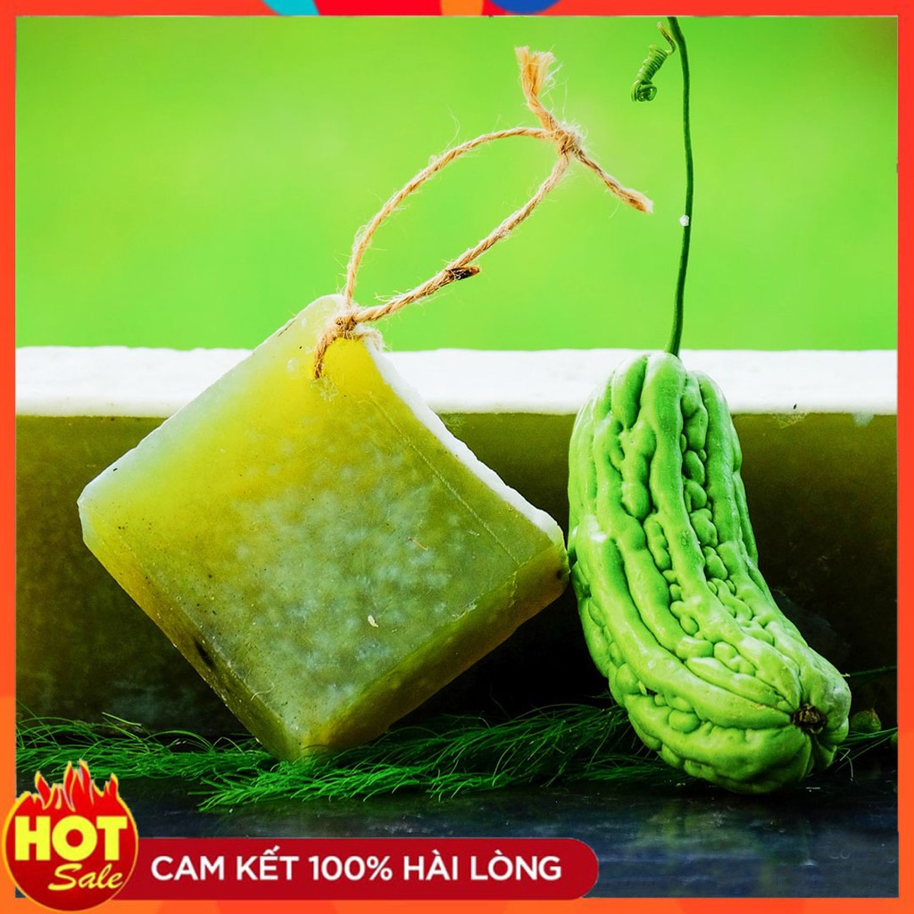 Xà Bông Sinh Dược- Xà Bông Mướp Đắng Mát Da, Ngừa Mụn Lưng 100gr | BigBuy360 - bigbuy360.vn