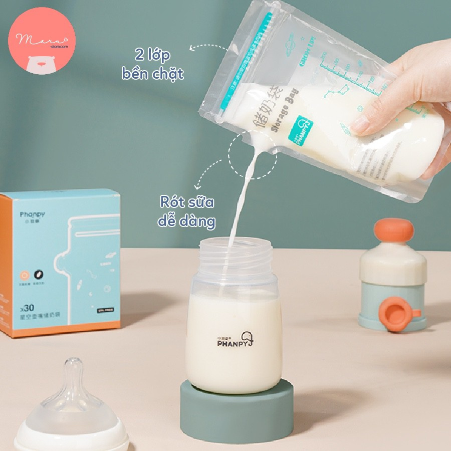 Túi trữ sữa 200ml  | PHANPY