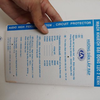 Mạch công suất 4 sò liền nguồn