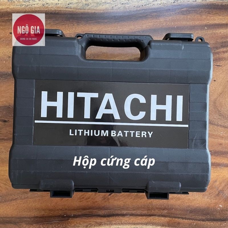 Khoan pin Hitachi 118v đầu 13mm không chổi than, khoan tường mạnh mẽ