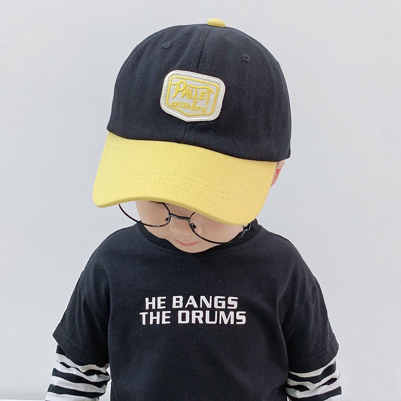 Mũ lưỡi trai in Thêu hình thời trang hàn quốc dễ thương cho bé 3- 7 tuổi