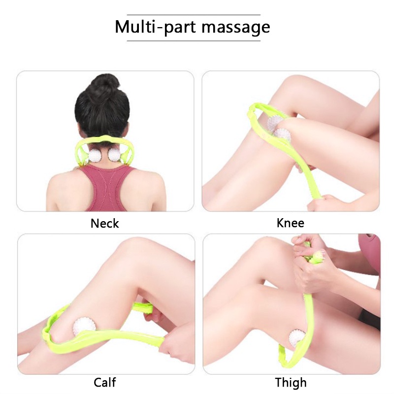 [Hàng mới về] Thanh lăn massage vai/cổ cầm tay hỗ trợ chăm sóc sức khỏe tiện dụng