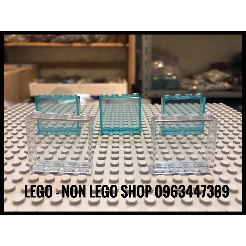 Lego Part Phụ Kiện Kính Trong Suốt 1x4x3 ( 2c )