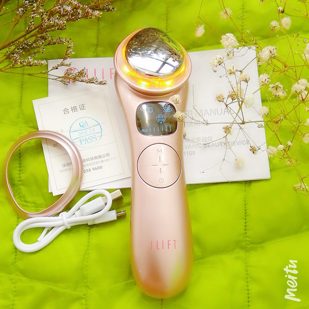 Máy điện di chăm sóc da đẩy tinh chất serum lotion toner nước hoa hồng ILIFT ánh sáng sinh học trẻ da (mã IF-1108) | BigBuy360 - bigbuy360.vn