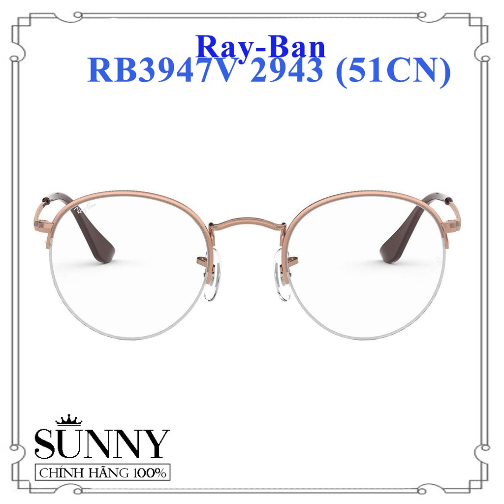 RB3947V 2943 (51CN) - Gọng kính thời trang Rayban chính hãng, bảo hành toàn quốc, thiết kế dễ đeo bảo vệ mắt