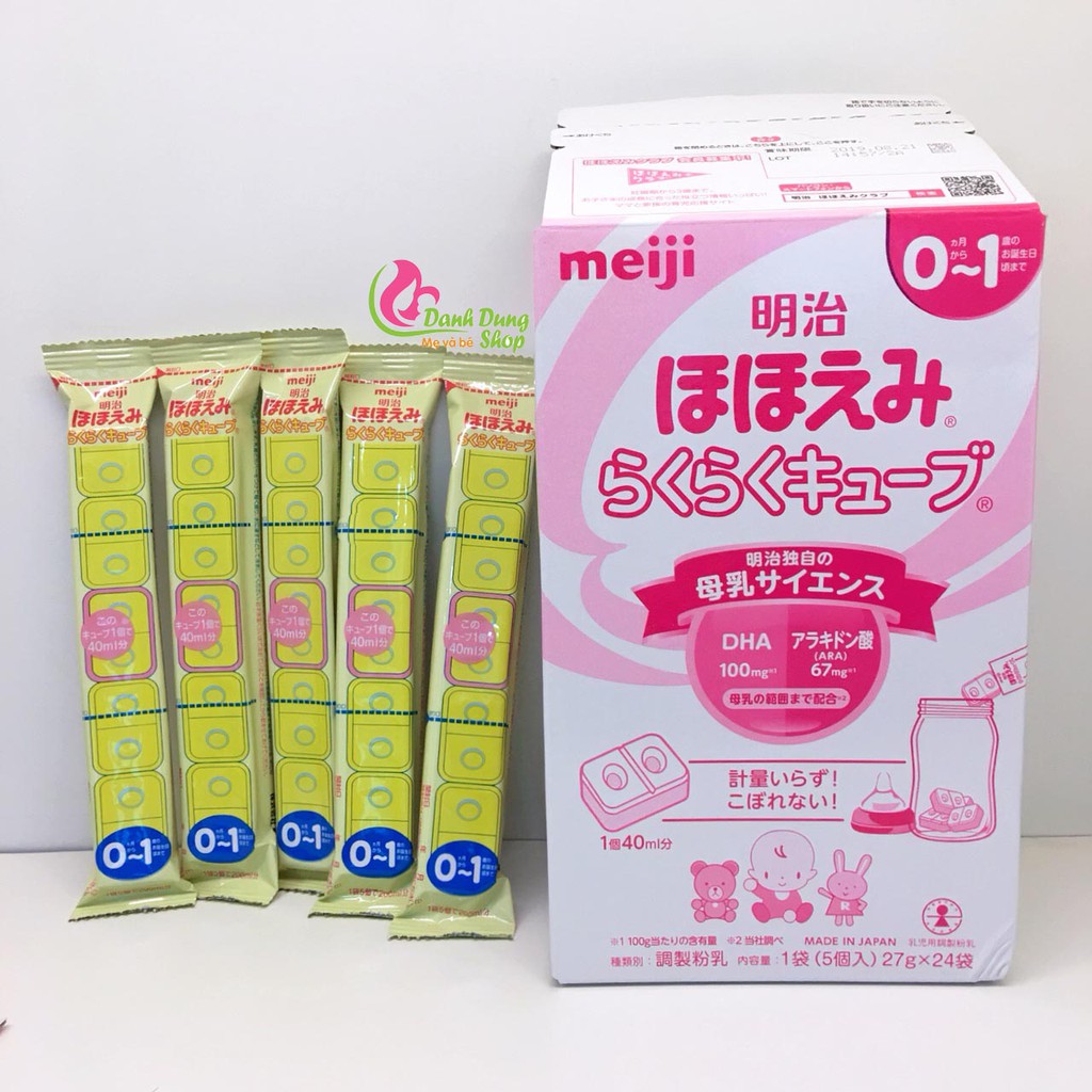 Tách lẻ sữa thanh Meiji số 0 Nhật Bản (27g) date xa