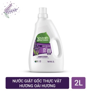 Nước giặt gốc thực vật Seventh Generation Fresh Lavender hương oải hương 2L (Chai)