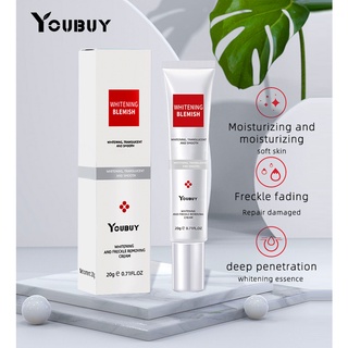 Image of Youbuy Whitening Freckle Cream Remove Dark Spots Anti Freckle Cream Niacinamide Fade Pigmentation Melasma Brighten