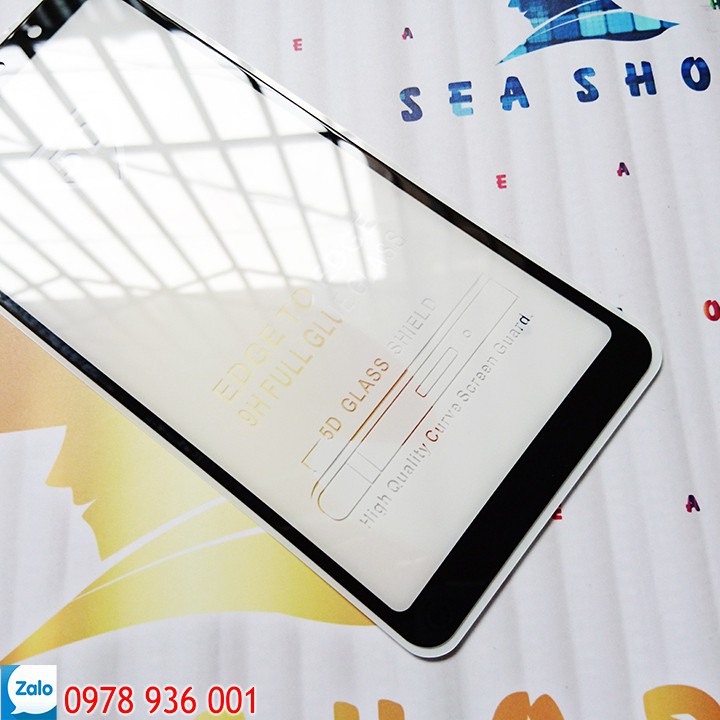 Kính cường lực 5D Samsung Galaxy A7 2018 - A750 full màn hình