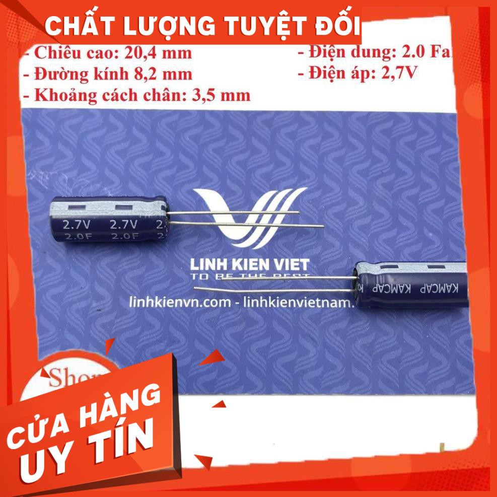 Siêu tụ điện 2F 2.7V