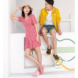 Giày Crocs Đi Biển In Hình Động Vật Đáng Yêu Cho Nam