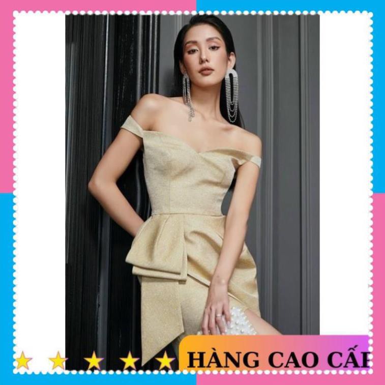 [SẢN PHẨM CHẤT LƯỢNG] Đầm ôm body đầm dáng ôm trễ vai eo nơ cách điệu quyến rũ - MN88 | BigBuy360 - bigbuy360.vn