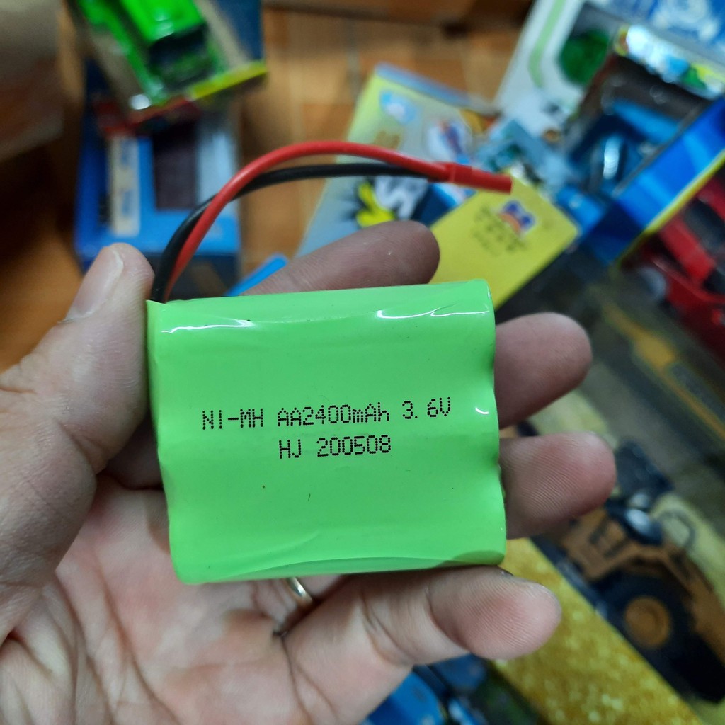 Pin sạc 3.6v 2400mah dùng cho xe điều khiển cổng nối JST dung lượng cao