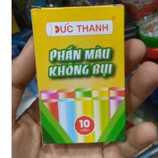 Hộp 10 viên phấn màu không bụi Đức Thanh