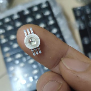 bóng đèn led rgb luxeon 3w chế đèn thủy sinh