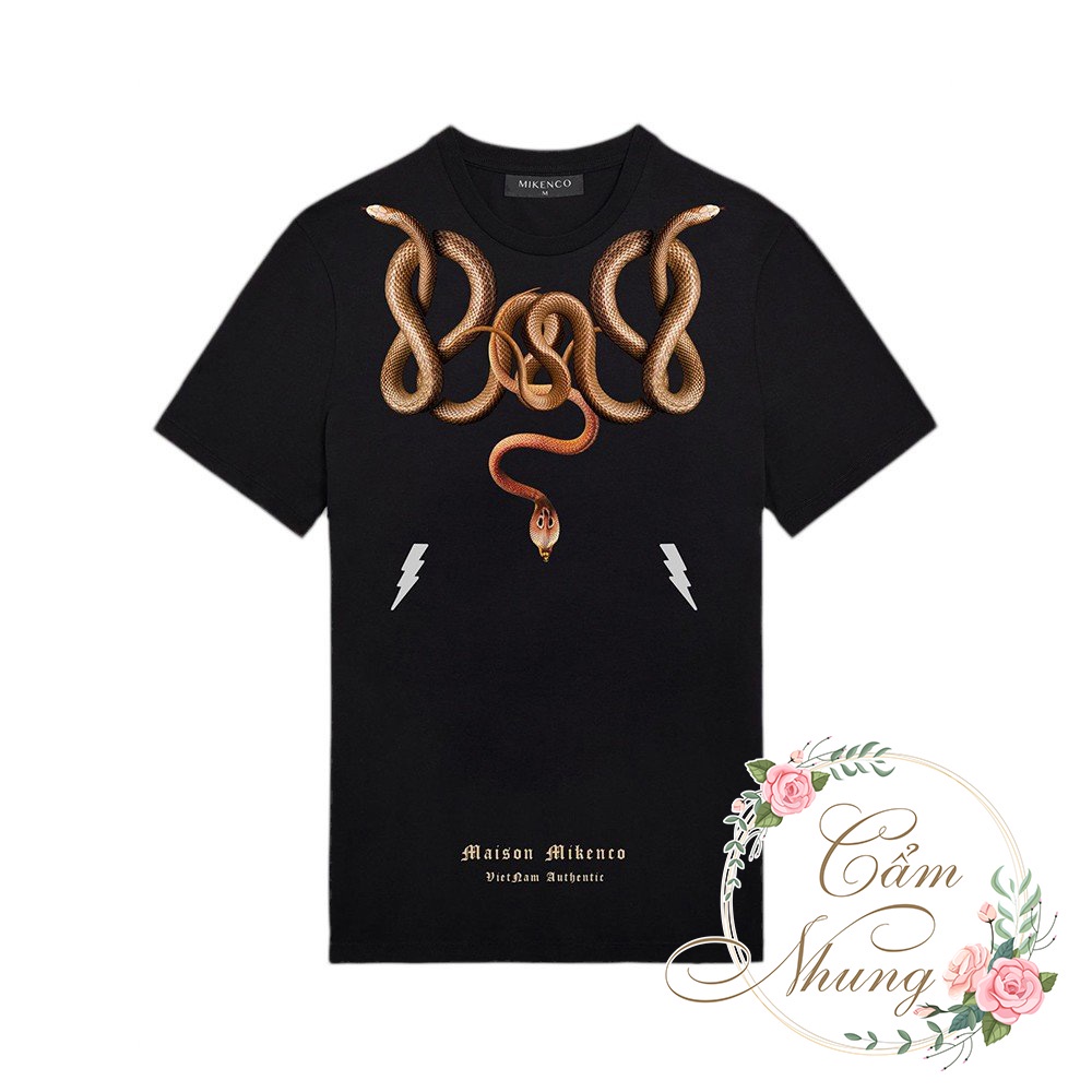 Áo Thun Tay Lỡ MIEKNCO Cobra Họa Tiết Rắn - CAMNHUNG Áo Thun Nam Nữ Unisex Hot Hit