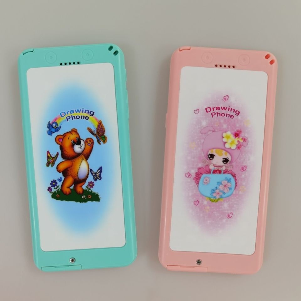Trẻ em bảng vẽ điện thoại di động bảng viết tay LCD bảng vẽ graffiti bảng viết bảng viết màn hình khóa màn hình khóa có