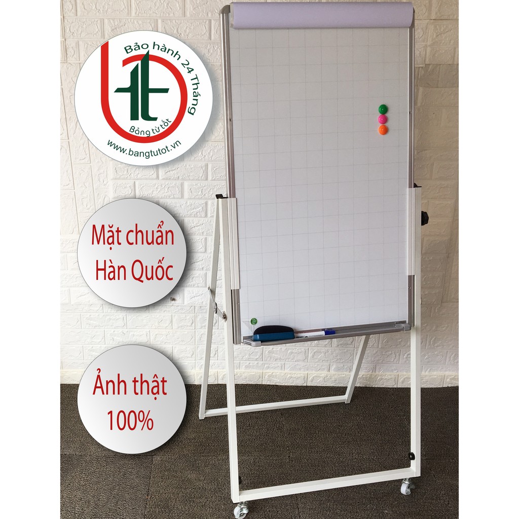 BẢNG FLIPCHART, Bảng hội thảo 60x100cm Tặng kèm bút, nam châm và bông lau.