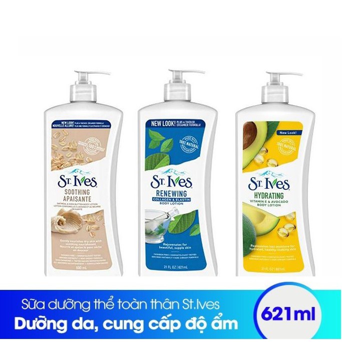 Sữa Dưỡng Thể St.Ives Toàn Thân Body Lotion - St. ives Body Lotion USA 621ml - Skinfa.