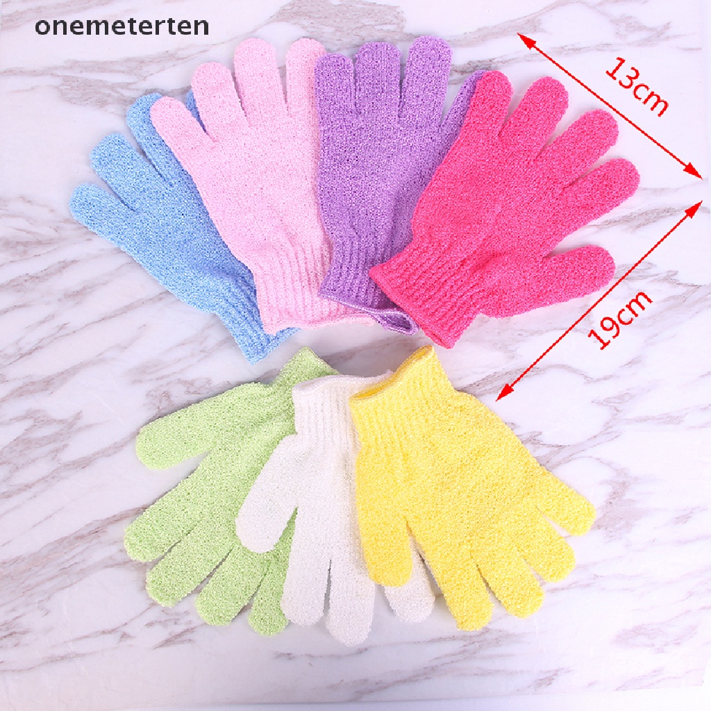 Găng Tay Tẩy Tế Bào Chết Bằng Xơ Mướp Tiện Dụng Khi Tắm