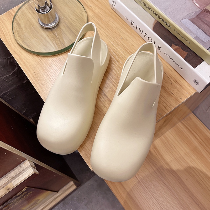 IELGY Sandal cao su đi mưa chống trượt phong cách Hàn Quốc thời trang mùa hè