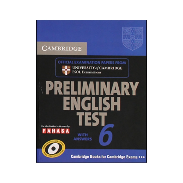 Sách - Cambridge Preliminary English Test 6 Student's Book with Answers FAHASA Reprint Edition