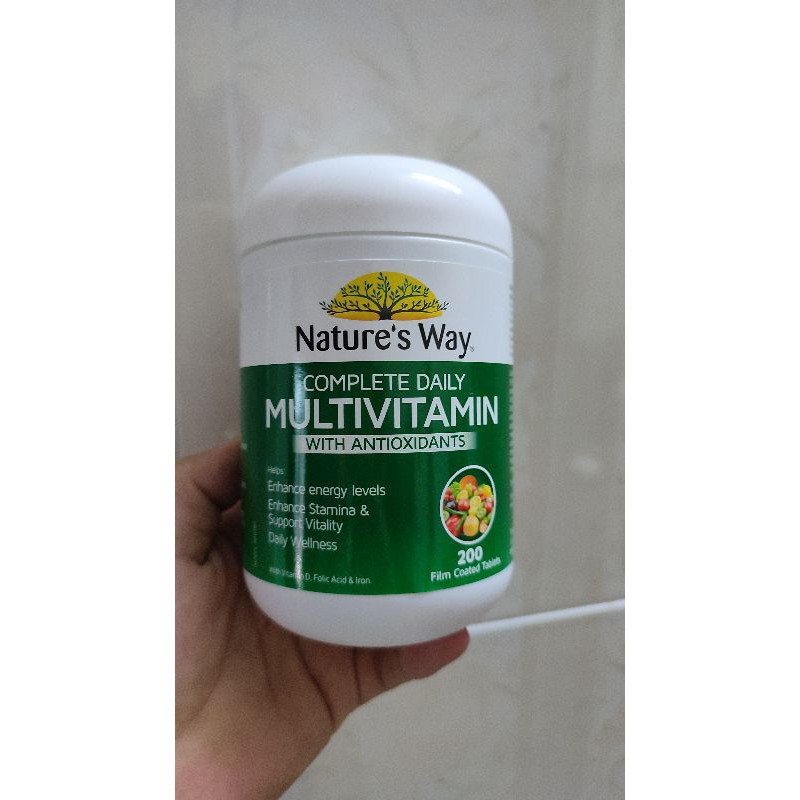 Vitamin tổng hợp Nature’s Way Complete Daily Multivitamin 200v