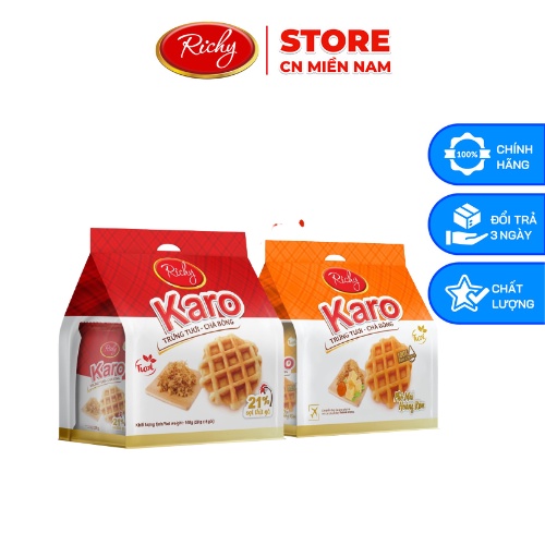 Bánh Richy KARO trứng tươi chà bông (Gà/Phô Mai)