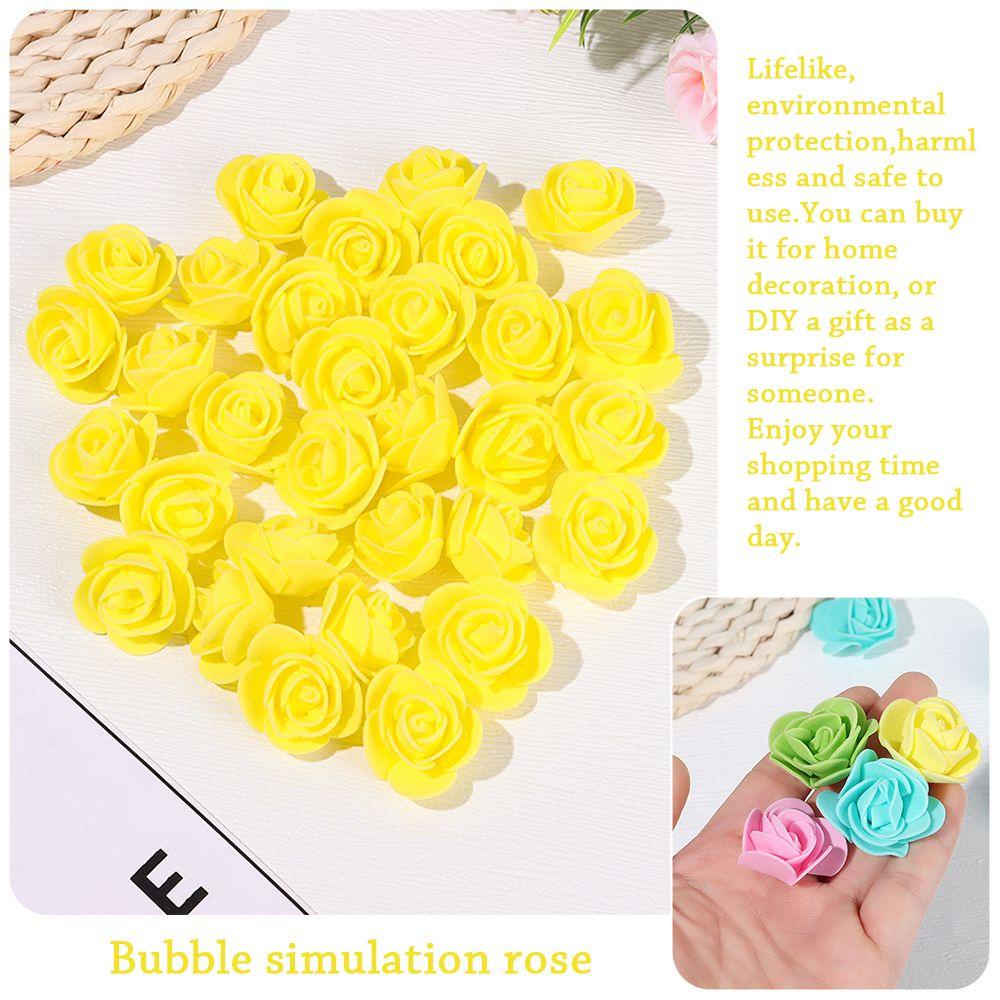 KUNHEV Túi 50 Bông Hoa Mẫu Đơn Giả Bằng Xốp PE Trang Trí Tiệc Cưới DIY