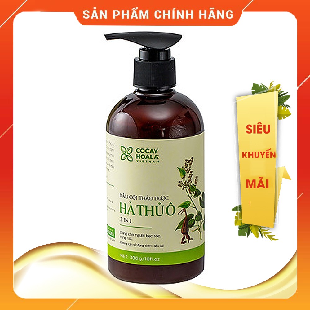 Dầu gội 90% hà thủ ô gội xả 2 trong 1