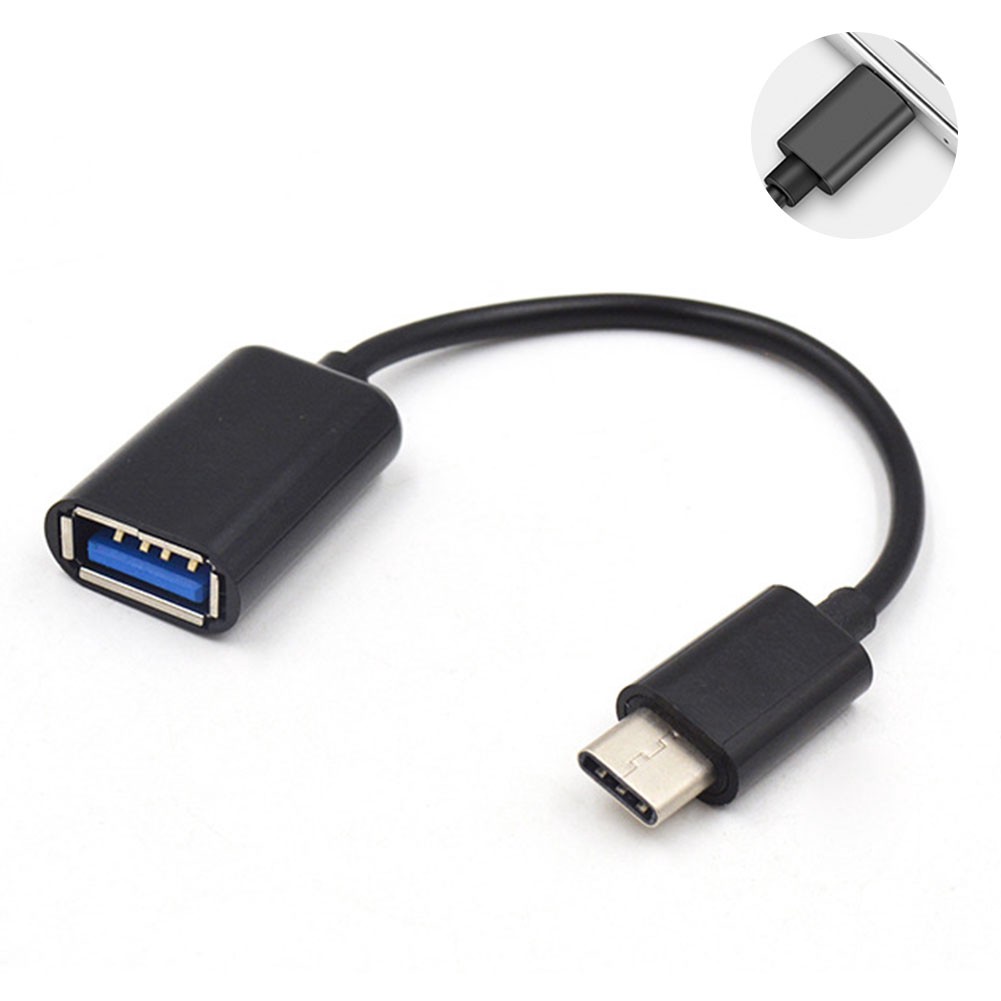 Cáp OTG kết nối máy tính bảng với USB- CÁC LOẠI USB (Đen)