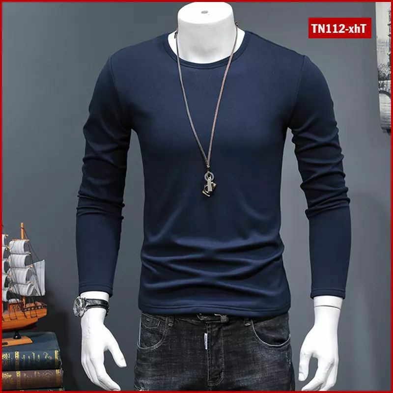 Áo thun nam tay dài TN112 form hàn cực đẹp | BigBuy360 - bigbuy360.vn