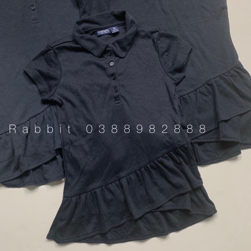 Váy thun cổ lật - RABBITSHOP