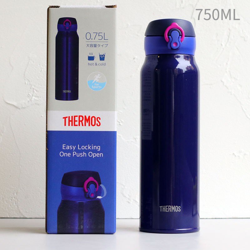 Bình giữ nhiệt cao cấp THERMOS 600ml JNL-604Nhật Bản- XANH DƯƠNG